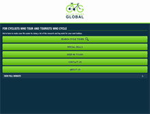 Tablet Screenshot of cycletoursglobal.com